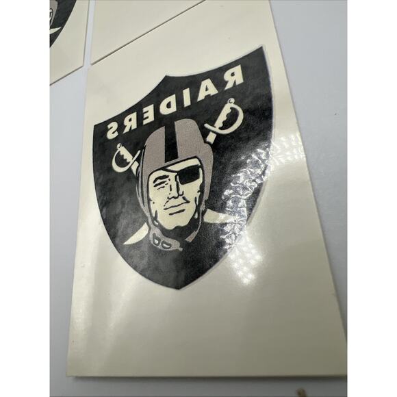 NFL Oakland Las Vegas Raiders Temporary Tattoo Pack Of 10 Face Tattoos Football - Picture 7 of 11